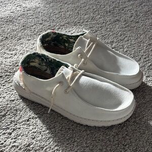 Women’s white hey dudes